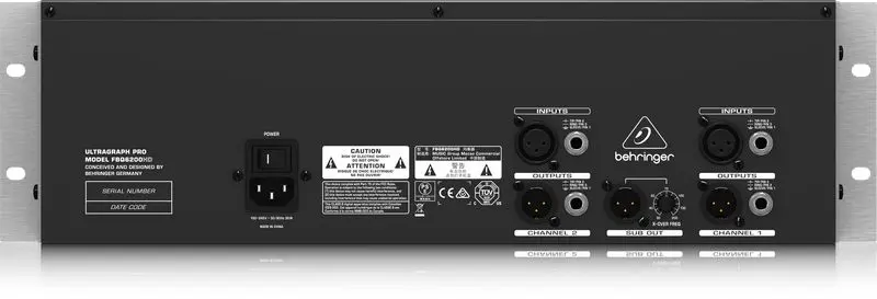 Behringer FBQ6200HD 31-Band Stereo Graphic EQ 