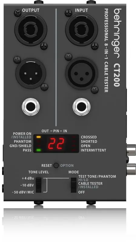 Behringer CT200 kabeltester 