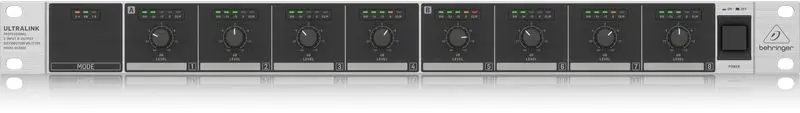 Behringer DS2800 Professional 2-Input 8-Output Distribution Splitter 