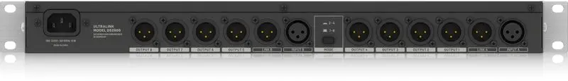 Behringer DS2800 Professional 2-Input 8-Output Distribution Splitter 