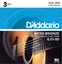 D'Addario EJ11-3D (012-053) 3-pakning