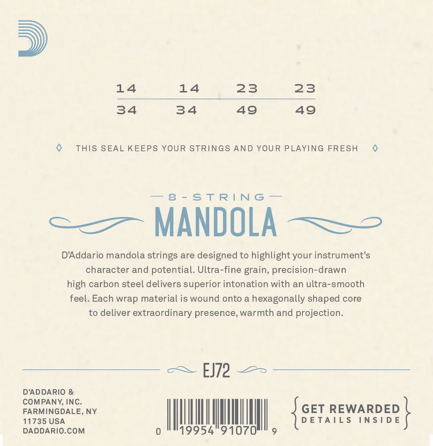 D'Addario EJ72 
