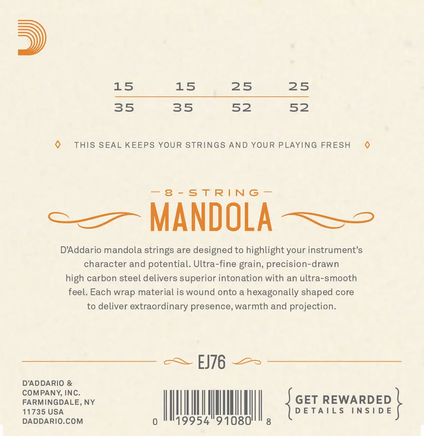 D'Addario EJ76 