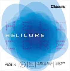 D'Addario HE310-5 4/4M Violin Strings Helicore Set 5-string 4/4 Medium Tension