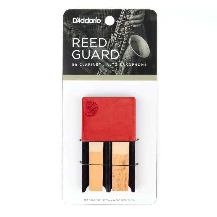 D'Addario DRGRD4ACRD Etui til Flis Rød For Bb & Eb Clarinet, Soprano & Alto Sax 