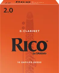 D'Addario RBA1020 Klarinett Flis Rico Eb Clarinet 2.0 10 Pack
