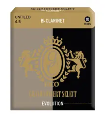 D'Addario RGE10BCL450 Klarinett Flis Grand Concert Evolution Bb 4.5 10 Pack