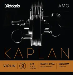D'Addario KA314 4/4M fiolin streng Kaplan Amo G-silver 4/4 10.5
