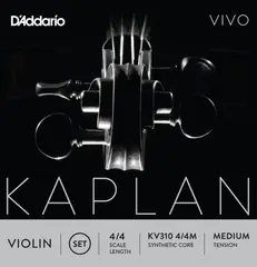 D'Addario KV310 4/4M fiolin strenger Kaplan Vivo Set 4/4 Medium Tension