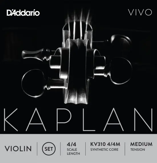 D'Addario KV310 4/4M fiolin strenger Kaplan Vivo Set 4/4 Medium Tension 