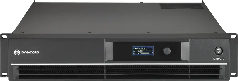 Dynacord L3600FD DSP 2x1800W 4ohm 2U 