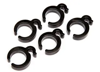 Røde Boompole clips 5-pakke