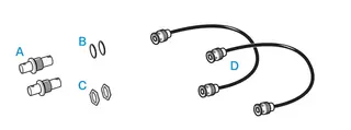 Sennheiser XSW Front antenna cables Frontmonterkingskit