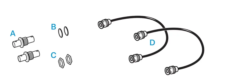 Sennheiser XSW Front antenna cables Frontmonterkingskit 