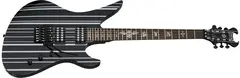Schecter Synyster Standard Gloss Black with Silver Pin Stripes