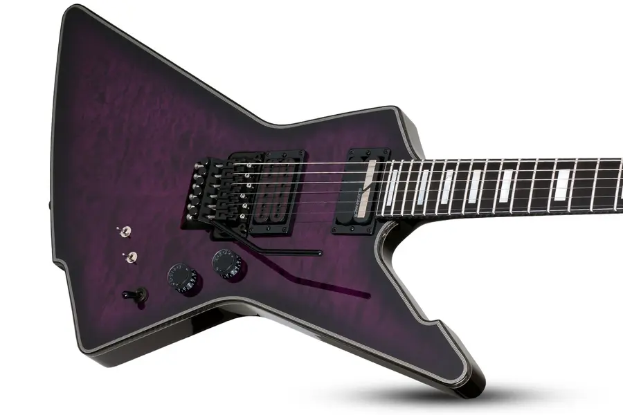 Schecter E-1 FR-S Trans Purple Burst 