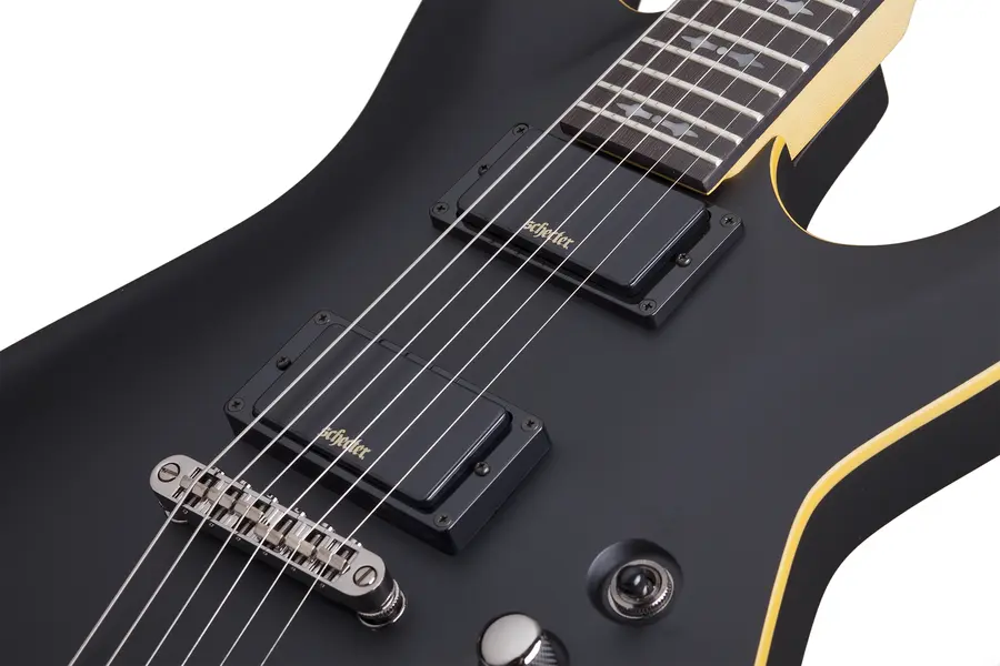 Schecter Demon 6 2018 Aged Black Satin 