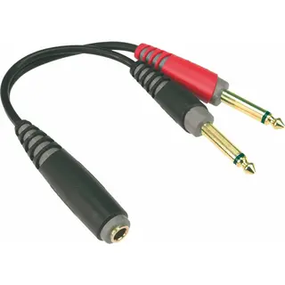 Klotz AYS-5 Y-Kabel Jack Stereo Hun til 2x Jack Han Mono 0,2 m