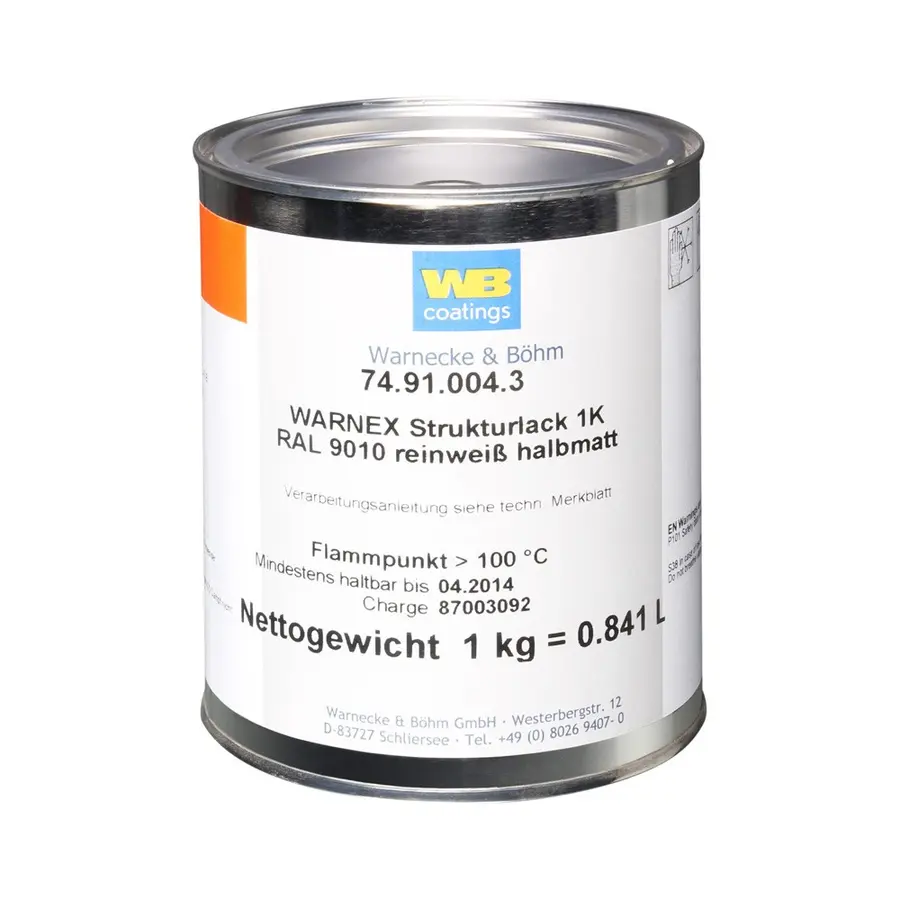 Warnex 0131 White Texture Paint white 1 kg 