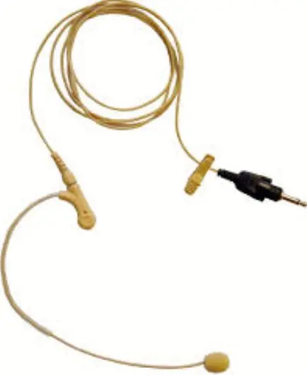 TOA Q-EM-77 Bøylemikrofon "ett øre" for lommesender, Jack 