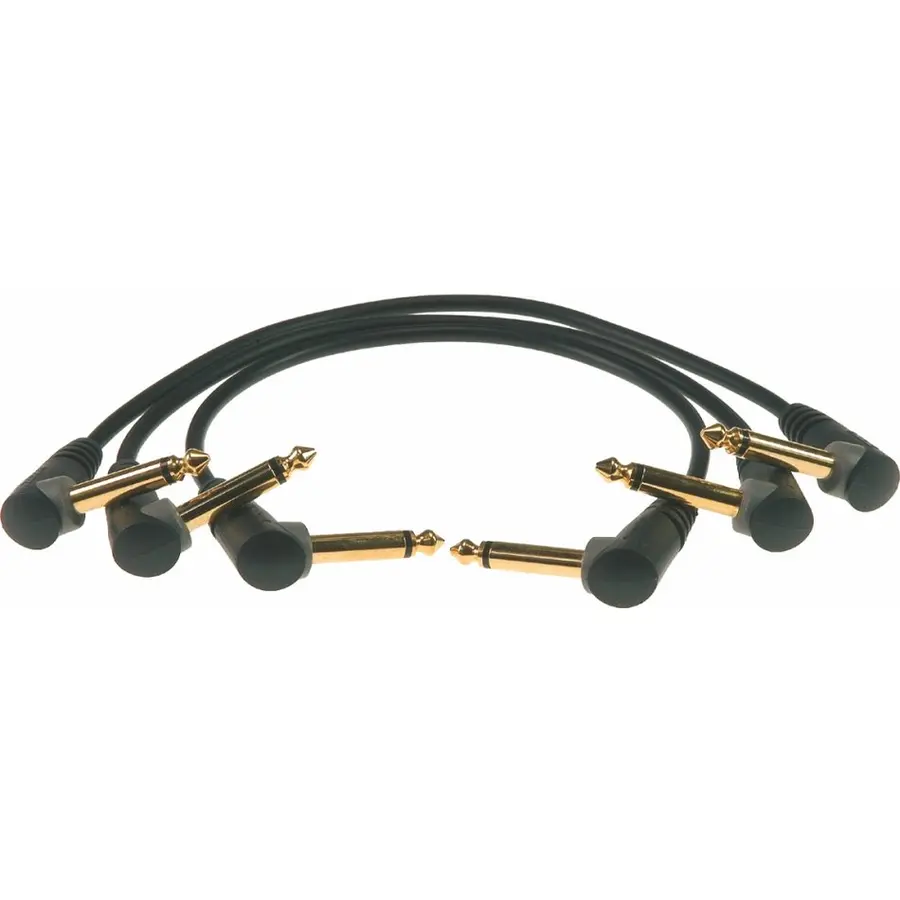 Klotz PP-AJJ0060 ubalansert pedal patch med vinkel jack 3 stk 60cm 