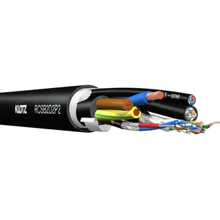 Klotz RCSB2D2P2 hybrid 2 x CAT5e SF/UTP 2 X digital audio power 2,5mm2 *pr m