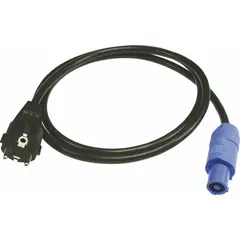 Klotz PCONS0500 Powercon kabel A-type IEC Schuko 5 m