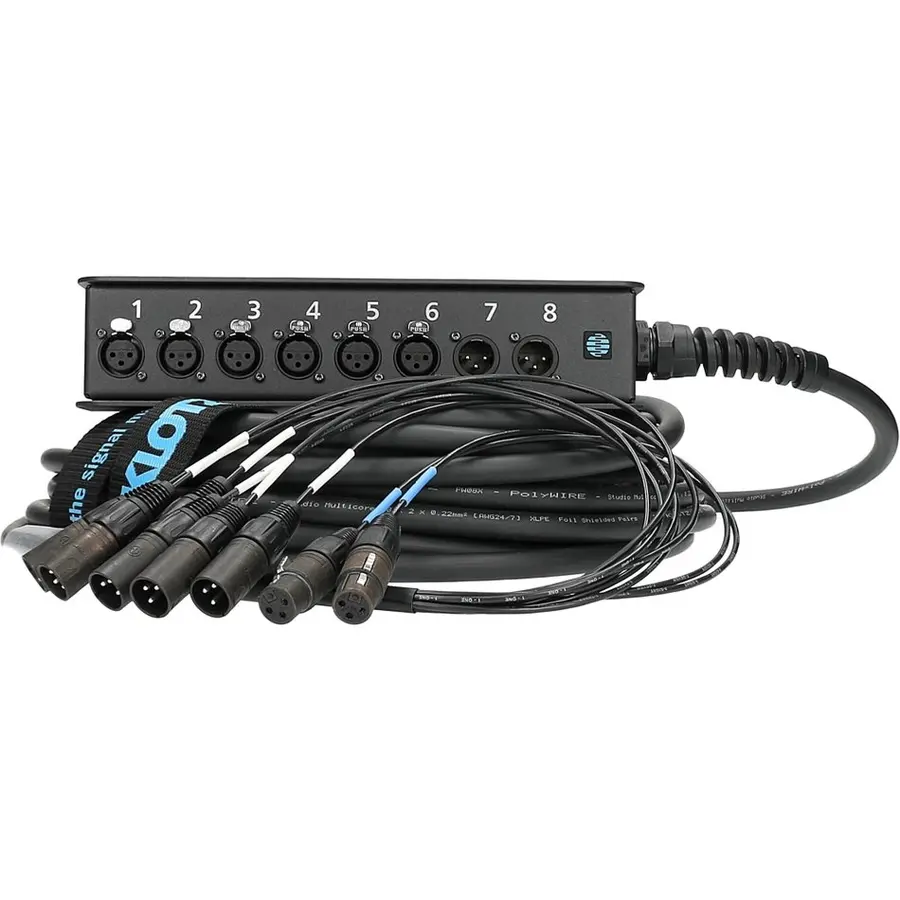 Klotz SLW062XE15 StraightLink 8 ch 6 send/2 retur XLR 15 m 