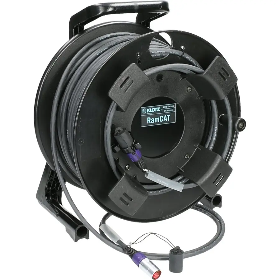 Klotz RCBEEW075 RAMCAT SF/UTP Foil+Braid EtherCON Drum Wind Cross 75 m 