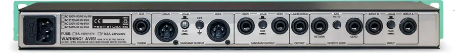 Tech 21 Geddy Lee Signature 2112 Dual, all-analog SansAmp circuits 