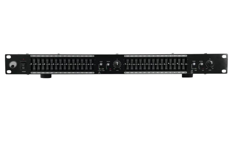 OMNITRONIC GEQ-2150 Equalizer 2x15-Band 