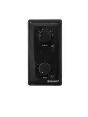 OMNITRONIC PA 45W mono Vol Contr/Prog Select, Black