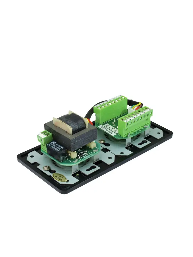 OMNITRONIC PA 45W mono Vol Contr/Prog Select, Black 