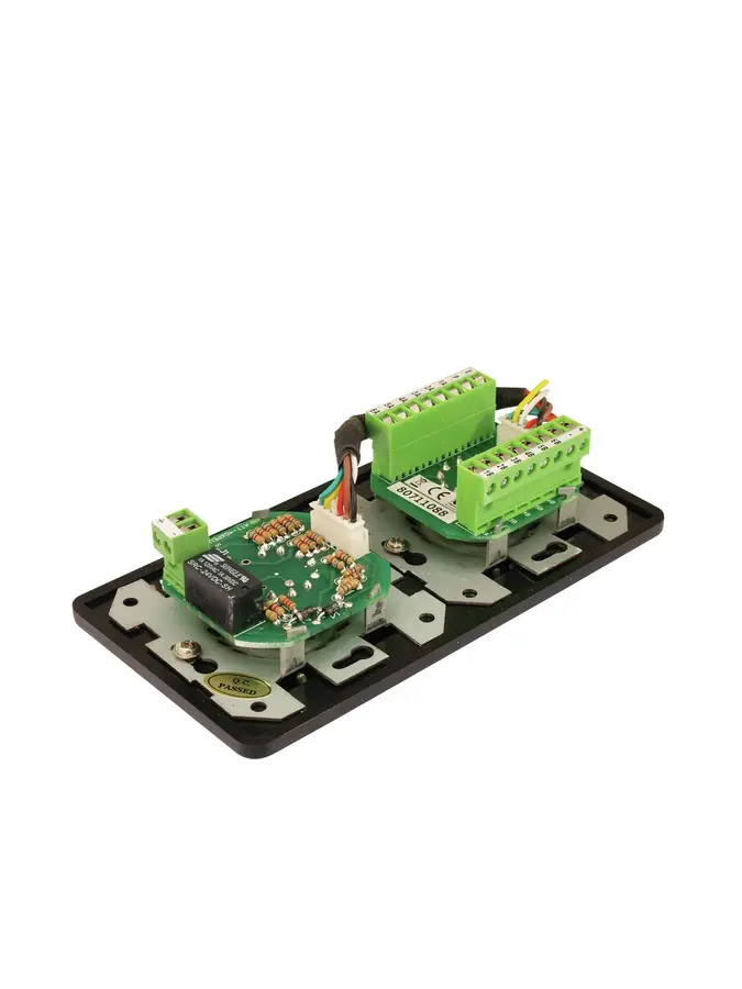 OMNITRONIC PA 5W mono Vol Contr/Prog Select, Black 