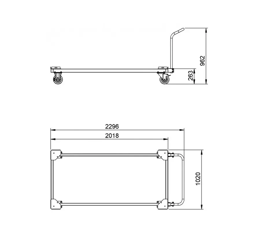 ALUTRUSS BE-1WG transport system 