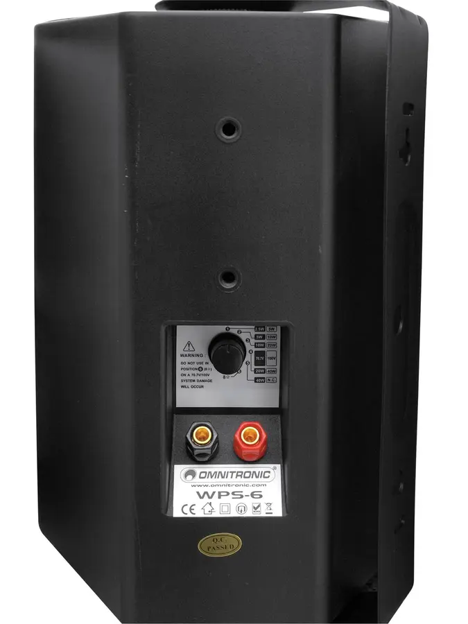 OMNITRONIC WPS-6S PA Wall Speaker 