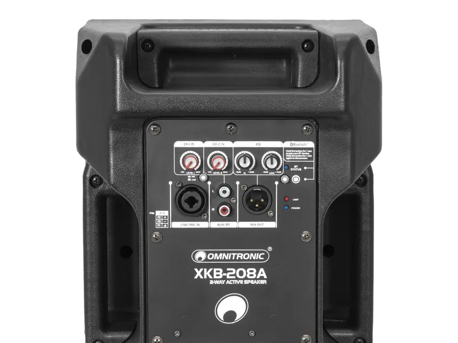 OMNITRONIC XKB-208A 2-Way Speaker Active, Bluetooth 