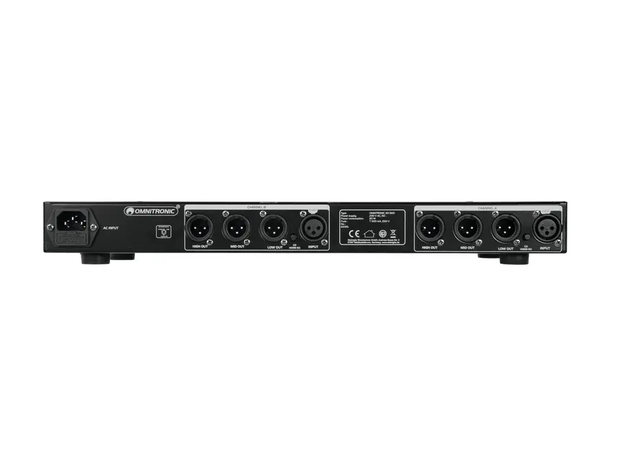 OMNITRONIC XO-300 Active Crossover 