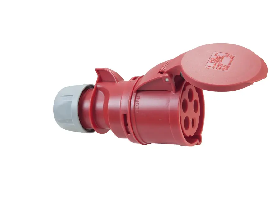 PC ELECTRIC CEE Socket 32A 5pin rd 