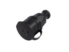 PC ELECTRIC Safety Connector Rubber Black/Blue