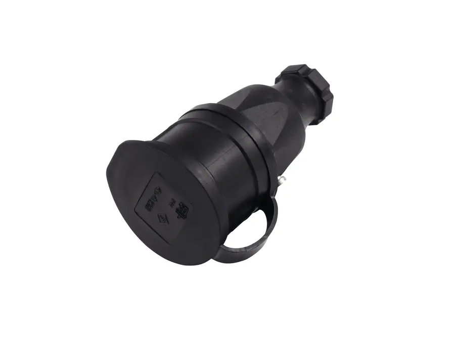 PC ELECTRIC Safety Connector Rubber Black/Blue 