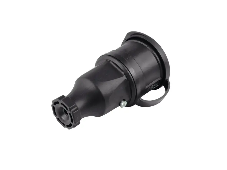 PC ELECTRIC Safety Connector Rubber Black/Blue 