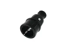 PC ELECTRIC Safety Connector Rubber Black
