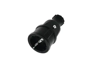 PC ELECTRIC Safety Connector Rubber Black