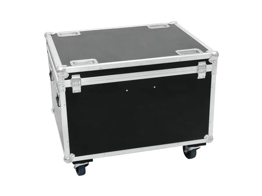 ROADINGER Flightcase 4x LED THA-100F/THA-120PC with wheels 