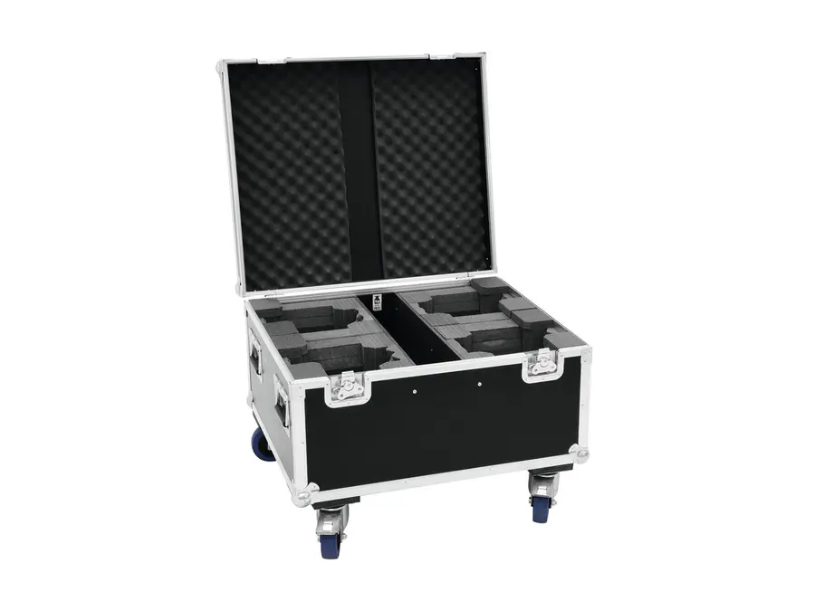 ROADINGER Flightcase 4x LED TMH-X1 Moving-Head Beam 