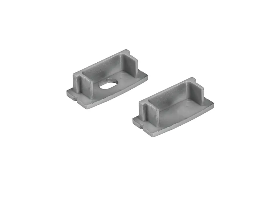 EUROLITE End Caps for U-Profil 20mm silver 