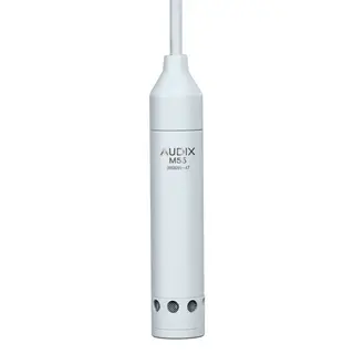 Audix M55W Hanging 12mm Condenser Mic Cardioid, White