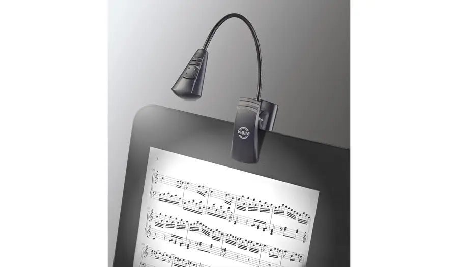 K&M 12241 Music stand light LED Sort, FlexLight  Inc. 3x(AAA) 