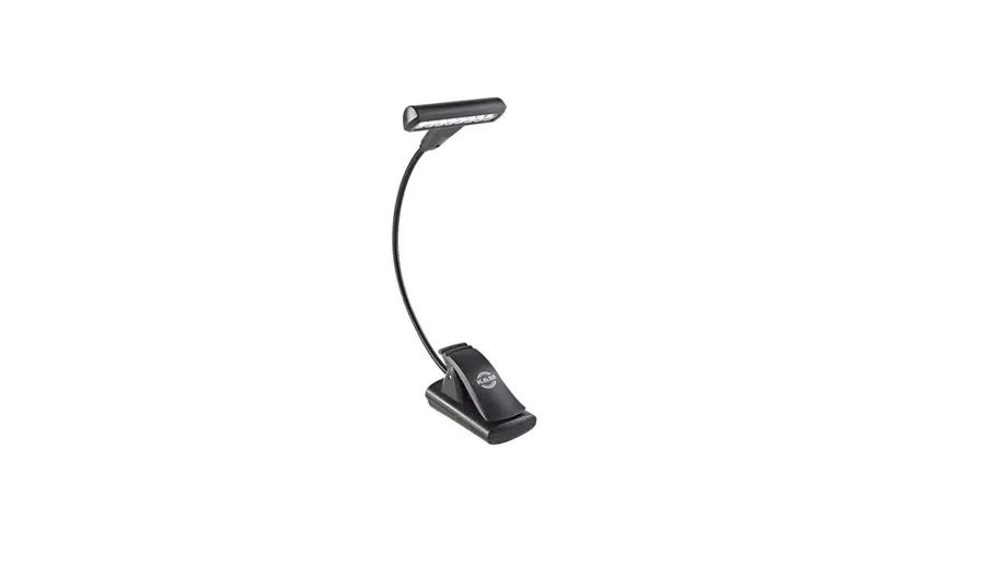 K&M 12247 Music stand light T-Model LED Sort, FlexLight  Inc. 3x(AAA) 